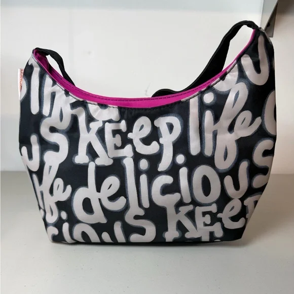 VNTG Lean Cuisine "Keep Life Delicious" Streetwear Style Lunch Bag - Picture 2 of 5